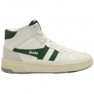 Gola Classics Allcourt High Sneakers Wit Groen Nederland | 917-QBJEKO
