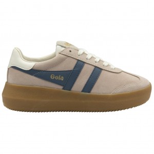 Gola Classics Athena Sneakers Roze Wit Nederland | 904-HOXPSN
