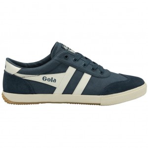 Gola Classics Badminton Plimsoll Sneakers Blauw Wit Nederland | 605-RJNGEV
