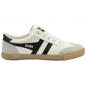 Gola Classics Badminton Plimsoll Sneakers Wit Zwart Nederland | 125-EPITGV