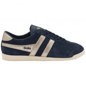 Gola Classics Bullet Flame Sneakers Donkerblauw Roze Goud Nederland | 963-BQJOIU