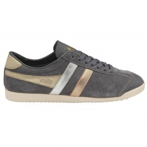 Gola Classics Bullet Mirror Trident Sneakers Zilver Goud Nederland | 468-CEFLXO