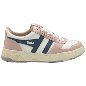 Gola Classics Challenge Sneakers Wit Roze Nederland | 532-UBPATD
