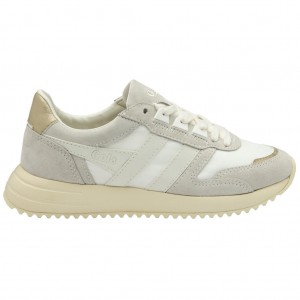 Gola Classics Chicago Glimmer Sneakers Wit Goud Nederland | 459-FMZQVN