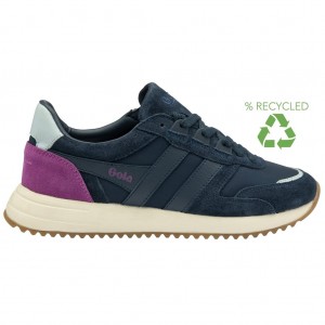 Gola Classics Chicago Sneakers Donkerblauw Donkerblauw Blauw Nederland | 013-VWCJUI