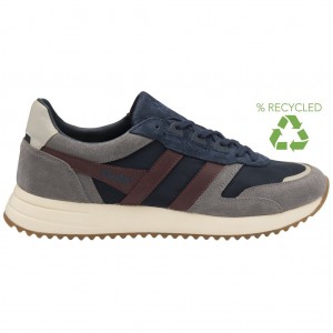 Gola Classics Chicago Sneakers Donkerblauw Bordeaux Nederland | 534-YDBTPL