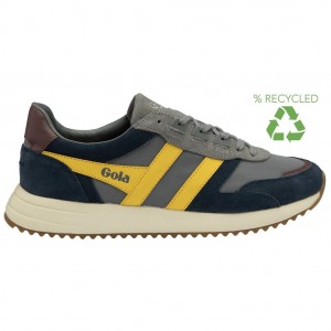 Gola Classics Chicago Sneakers Donkerblauw Nederland | 823-RHSJKN