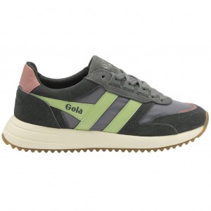 Gola Classics Chicago Sneakers Groen Koraal Roze Nederland | 518-BFTIAL
