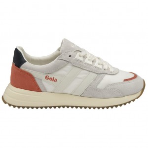 Gola Classics Chicago Sneakers Wit Donkerblauw Nederland | 231-MVHYTQ