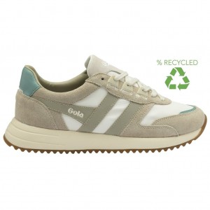 Gola Classics Chicago Sneakers Wit Grijs Nederland | 932-EWMJOY