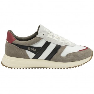 Gola Classics Chicago Sneakers Wit Zwart Nederland | 187-AVHNXZ