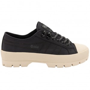 Gola Classics Coaster Peak Hiker Sneakers Zwart Wit Nederland | 046-TOLBEK