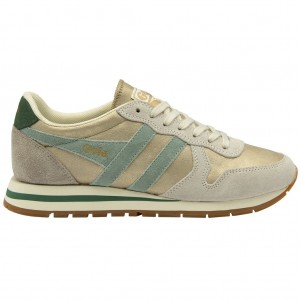Gola Classics Daytona Blaze Sneakers Goud Groen Nederland | 846-QMYLPD