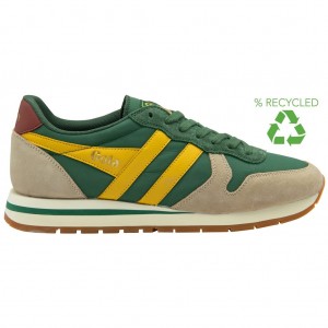 Gola Classics Daytona Chute Sneakers Evergreen Bone Sun Nederland | 681-WDEOYI