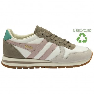 Gola Classics Daytona Chute Sneakers Wit Roze Nederland | 142-QDOPKH