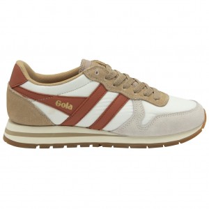 Gola Classics Daytona Chute Sneakers Wit Oranje Nederland | 719-VMTAYR