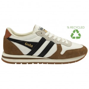 Gola Classics Daytona Chute Sneakers Wit Zwart Nederland | 618-ADTJEV