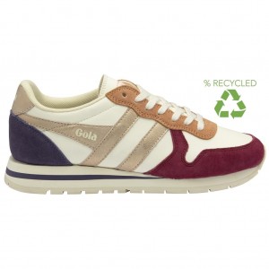 Gola Classics Daytona Quadrant Sneakers Wit Roze Goud Nederland | 947-BPALIG