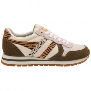 Gola Classics Daytona Safari Sneakers Wit Khaki Nederland | 217-YMHJPC