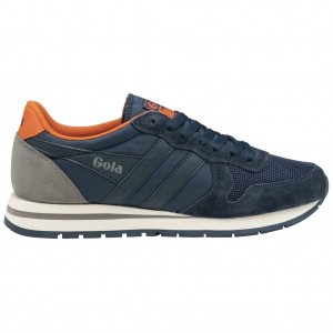 Gola Classics Daytona Sneakers Donkerblauw Oranje Nederland | 028-UXQSJF