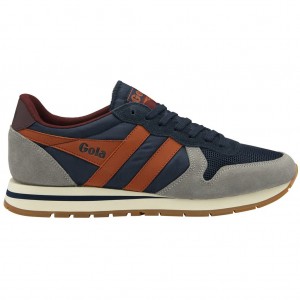 Gola Classics Daytona Sneakers Donkerblauw Oranje Nederland | 864-GDIOVN