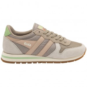 Gola Classics Daytona Sneakers Grijs Wit Roze Nederland | 856-RYKOTI