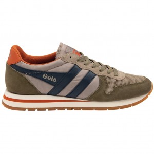 Gola Classics Daytona Sneakers Khaki Donkerblauw Nederland | 793-EWQHOA