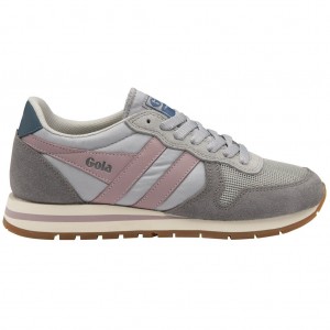 Gola Classics Daytona Sneakers Lichtgrijs Roze Nederland | 845-IWHZVX