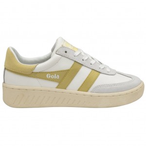 Gola Classics Dropshot Sneakers Wit Citroen Nederland | 436-MXPJAS