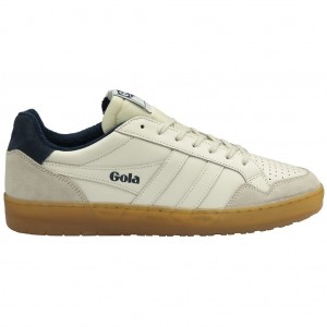 Gola Classics Eagle '86 Sneakers Wit Donkerblauw Nederland | 185-ZJEMOK