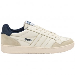 Gola Classics Eagle Sneakers Wit Donkerblauw Nederland | 234-GJZREX