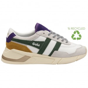 Gola Classics Eclipse Pure Sneakers Wit Fuchsie Nederland | 917-JTQINH