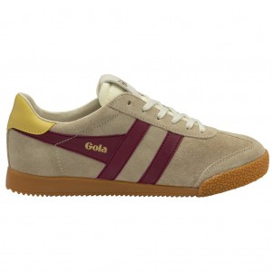 Gola Classics Elan Sneakers Bone Cerise Pollen Nederland | 564-LEWJVG