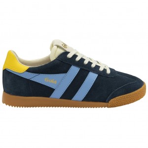 Gola Classics Elan Sneakers Donkerblauw Blauw Nederland | 405-NCZUMI