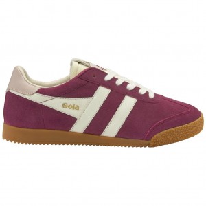 Gola Classics Elan Sneakers Wit Roze Nederland | 784-BPHJOT