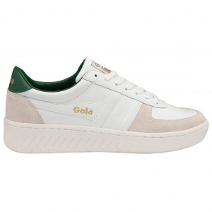 Gola Classics Grandslam Classic Sneakers Wit Donkergroen Nederland | 490-JTZASI