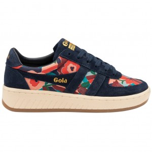 Gola Classics Grandslam LBTY BL Sneakers Donkerblauw Nederland | 341-KYHLPC