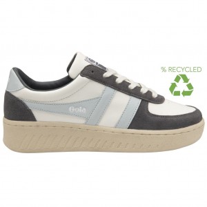 Gola Classics Grandslam Pure Sneakers Wit Blauw Nederland | 402-NJBRUL