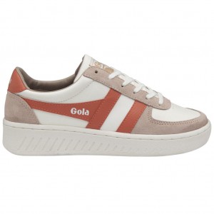 Gola Classics Grandslam Pure Sneakers Wit Koraal Nederland | 829-SJMKLC
