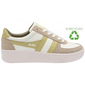 Gola Classics Grandslam Pure Sneakers Wit Grijs Citroen Nederland | 295-IEZXSG