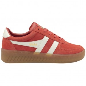 Gola Classics Grandslam Suede Sneakers Koraal Wit Nederland | 973-HXYCAI