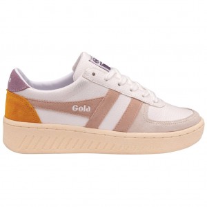 Gola Classics Grandslam Trident Sneakers Wit Nederland | 703-JPZTMD