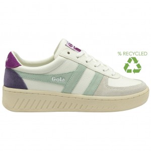 Gola Classics Grandslam Trident Sneakers Wit Nederland | 280-QYECNM