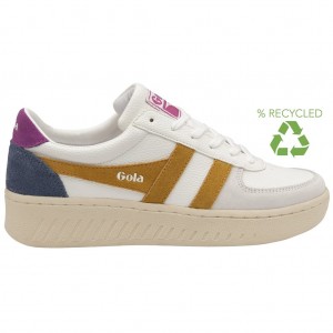 Gola Classics Grandslam Trident Sneakers Wit Nederland | 604-TMJLSR