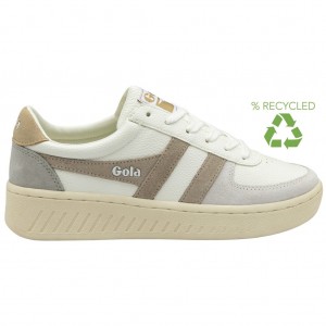 Gola Classics Grandslam Trident Sneakers Wit Grijs Nederland | 026-KGWROC