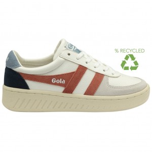 Gola Classics Grandslam Trident Sneakers Wit Nederland | 185-XWJINF