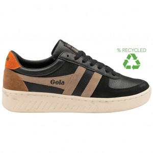 Gola Classics Grandslam Trident Sneakers Zwart Oranje Nederland | 106-OVYSJW
