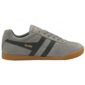 Gola Classics Harrier Suede Sneakers Cement Storm Nederland | 036-WBVSYG