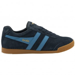 Gola Classics Harrier Suede Sneakers Donkerblauw Nederland | 794-CSOWTD