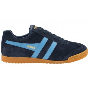 Gola Classics Harrier Suede Sneakers Donkerblauw Nederland | 798-SJXBHV